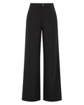 Women's High-Waisted Wide Leg Trousers – Elegant Straight-Leg Pants