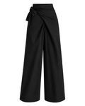 Women's Linen Wide Leg Trousers – High Waist Relaxed Fit Pants